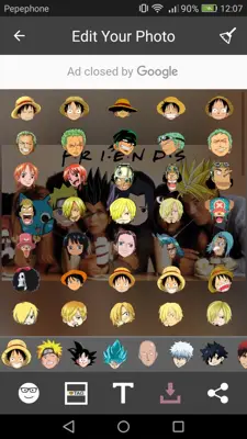 Anime Face Changer android App screenshot 7